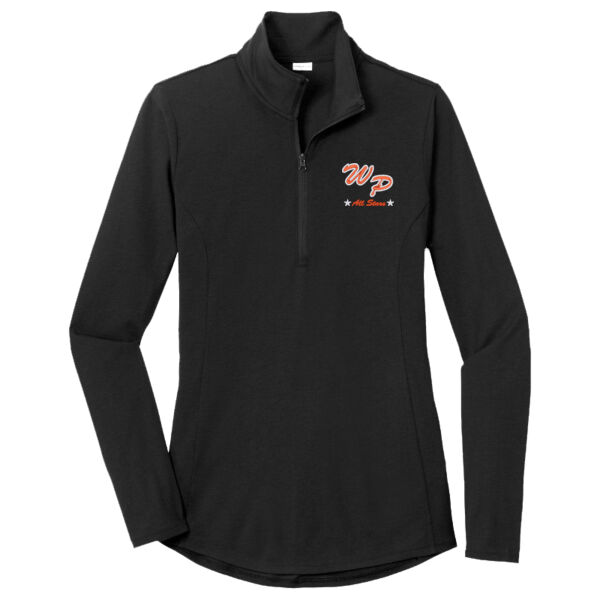 Sport-Tek® Women's PosiCharge® Tri-Blend Wicking 1/4-Zip Pullover Thumbnail